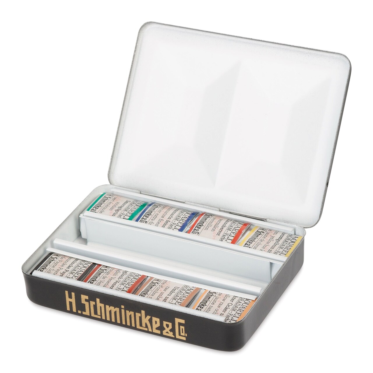 Schmincke Horadam Aquarell Watercolor Pans - Retro Colors, Set of 8, Half Pans